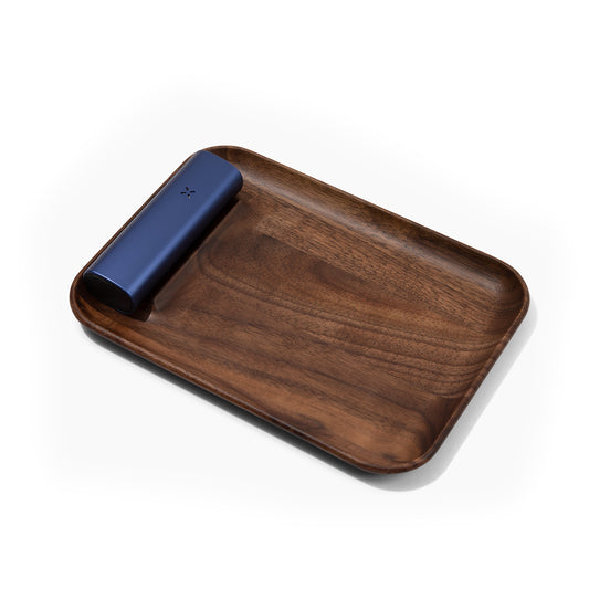 Wooden Pax tray with Pax vape.