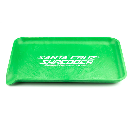 The Green Large Hemp Tray by Santa Cruz Shredder.